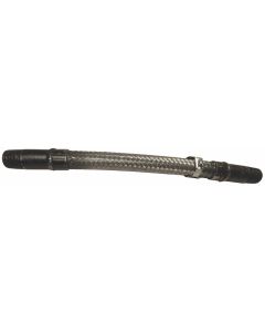 1/2 x 12 stainless steel flex single brd