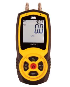 Electronic Manometer, 20" WC w/ 18" hose