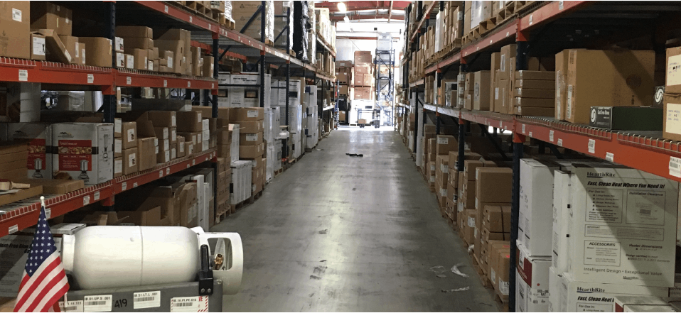 Propane equipment warehouse